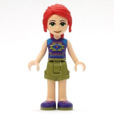 Minifigura Mia - Dark Purple Top, Olive Green Skirt del set 41692