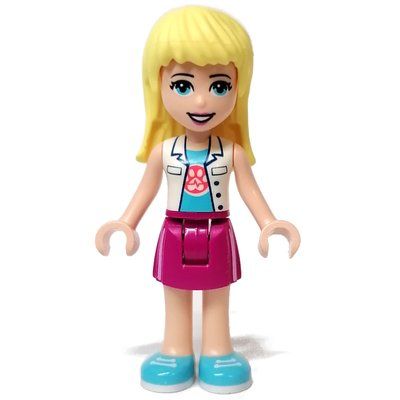 Figurine Stephanie - White Doctor Coat, Magenta Skirt du set 41694