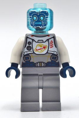 Figurine Droid - Flat Silver Torso, Legs, Trans-Light Blue Head du set 31111