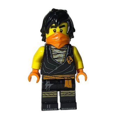 Minifigura Cole - Legacy, Black Suit, Orange Bandana del set 71733