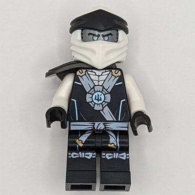 Figurine Zane - Legacy, Black Torso, Black Legs, White Wraps, Katana Holder du set 71738