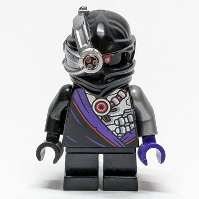 Figurine Nindroid with Dual Sided Head, Shoulder Armor (Legacy), Short Legs, Shoulder Harness du set 71737
