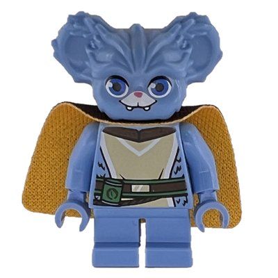 Minifigure Nubs, Dark Brown Cape from set 75384