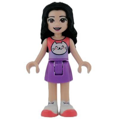 Figurine Emma - Coral Top, Medium Lavender Skirt du set 41450