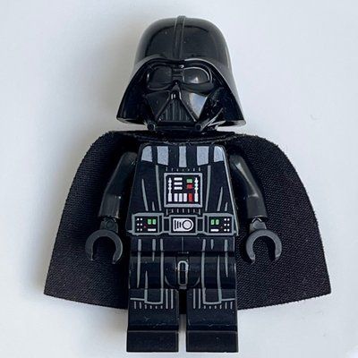 Figurine Darth Vader, White Skin, 50231 Cape, Robe Hem and Stripes on Legs, Plain Arms du set 75302