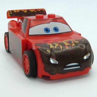 Figurine Lightning McQueen, Dirty du set 10744