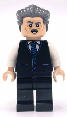 Figurine J. Jonah Jameson, Black Suit, Dark Bluish Gray Hair du set 76178