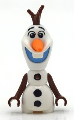 Figurine Olaf, Micro-Doll Arms, Stick Hair, Medium Blue Mouth du set 43197