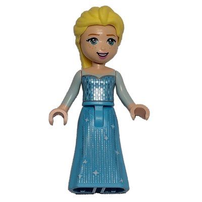 Minifigurka Elsa, Medium Azure Dress, No Cape z zestawu 43194