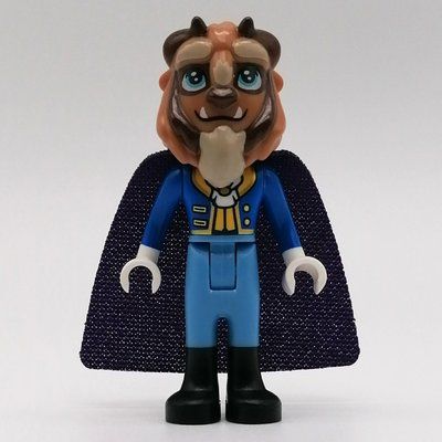 Minifigura Beast, Medium Blue Legs, Dark Purple Cape, Hair Bow del set 43196