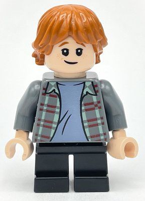 Figurine Ron Weasley, Light Bluish Gray Shirt, Short Legs du set 76392