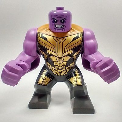 Minifigure Thanos, Big Fig Head, Mean Grin (Big Fig) from set 76192