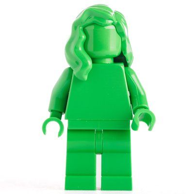 Figurine Monochrome Bright Green with Hair du set 40516
