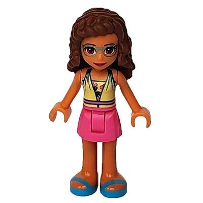 Figurine Olivia - Bright Light Yellow Top, Dark Pink Skirt du set 41677
