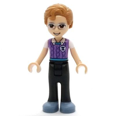 Figurine Julian - Lavender Shirt, Black Pants, Medium Nougat Hair du set 41682