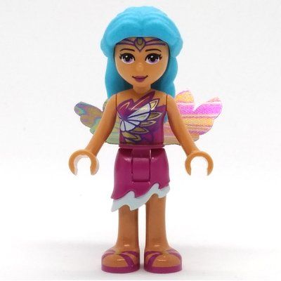 Figurine Claire - Magenta Dress, Cape, Medium Azure Hair du set 41685