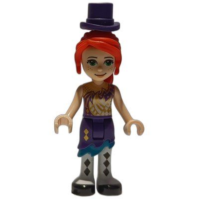 Minifigura Mia - Gold/Dark Purple Top, Dark Purple Skirt del set 41689