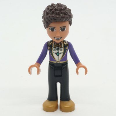 Minifigura River - Dark Purple Jacket, Black Pants, Dark Brown Hair del set 41689