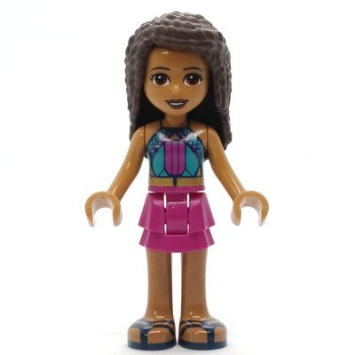 Figurine Andrea - Dark Blue Top, Magenta Skirt du set 41693