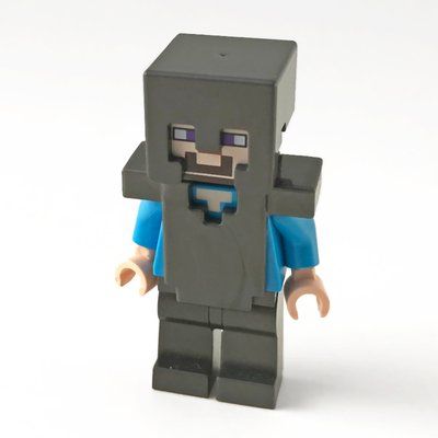 Minifigure Steve - Pearl Titanium Armour del set 21172