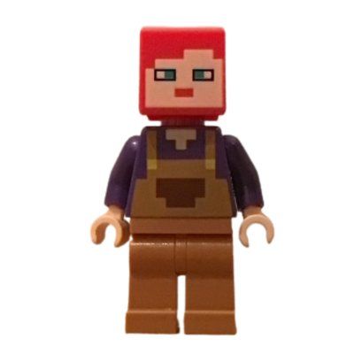Minifigure Alex -  Farmhand, Red Head del set 21171