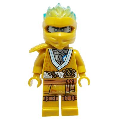 Minifigure Zane / Gold (Legacy) - Forbidden Spinjitzu Wraps from set 71739