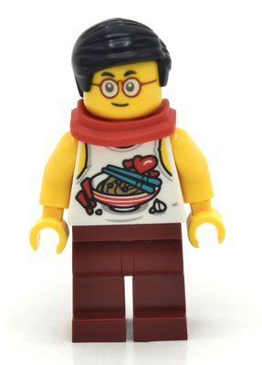 Figurine Mr. Tang - White Torso, Dark Red Legs du set 80036