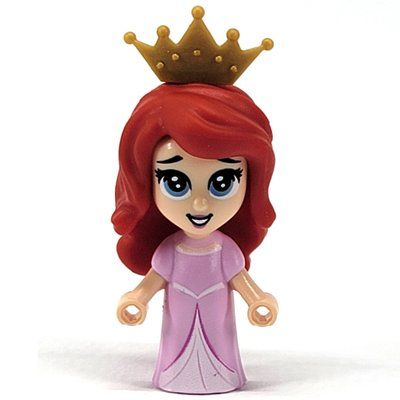 Minifiguur Ariel - MicroDoll with Crown uit set 43193