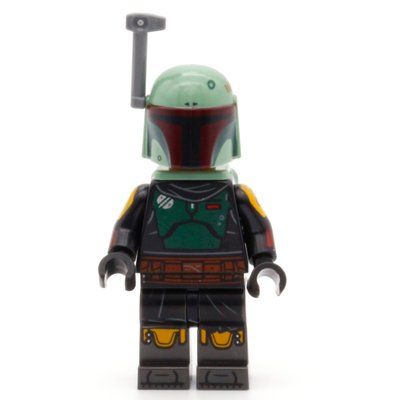Figurine Boba Fett, Pearl Dark Gray Outfit, Rangefinder du set 75312