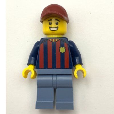 Figurine FC Barcelona Fan - Sand Blue Legs, Dark Red Cap du set 40485