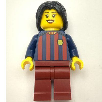 Figurine FC Barcelona Fan - Dark Red Legs, Black Long Hair du set 40485