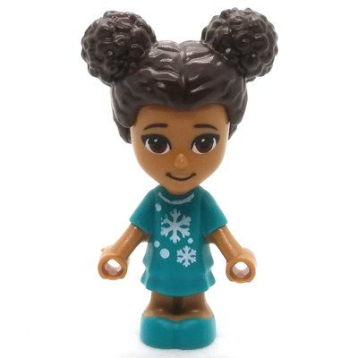 Figurine Andrea - Microdoll, Dark Turquoise Dress du set 41690