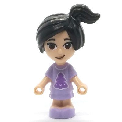 Figurine Emma - Microdoll, Lavender Dress du set 41690