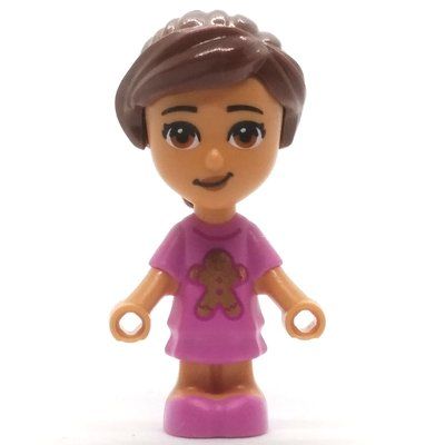 Figurine Olivia - Microdoll, Dark Pink Dress du set 41690