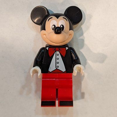 Minifigura Mickey Mouse, Tuxedo with Red Bow Tie del set 40478