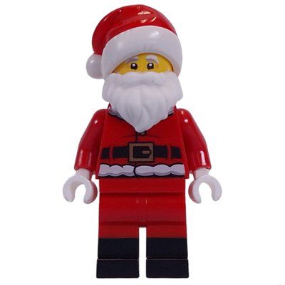 Figurine Santa, Black Boots, 3626cpr3560 Head, 10164 Hat du set 10293