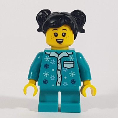 Figurine Girl, Dark Turquoise Pajamas du set 10293
