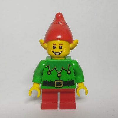 Figurine Elf - Bright Green Torso, Red Legs, Red Hat du set 40484
