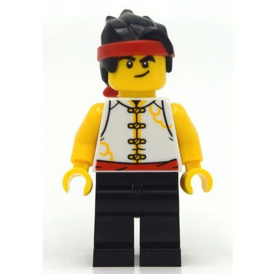 Minifigure Monkie Kid, White Tunic del set 80030