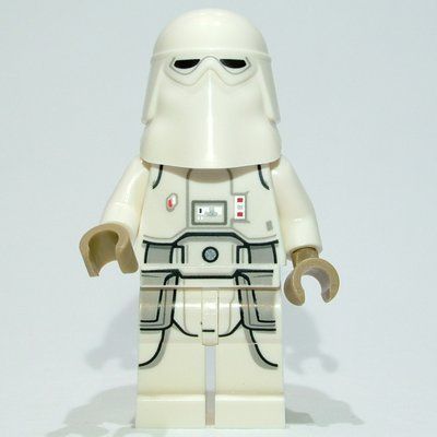 Figurine Snowtrooper, White Hips, Reddish Brown Head, Female du set 75340
