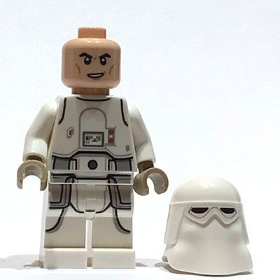 Figurine Snowtrooper, White Hips, Light Nougat Head, Grin du set 75320