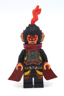 Figurine Evil Macaque, Dark Red Cape, Straight Tail du set 80033