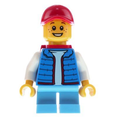 Figurine Billy McCloud - Blue Jacket, Red Cap and Backpack du set 60329
