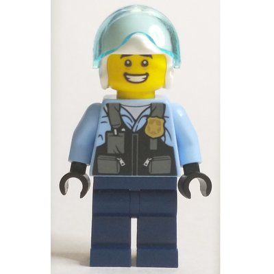 Minifiguur Allen, Vest, White Helmet uit set 60316