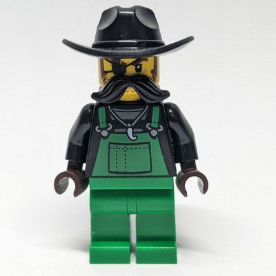 Figurine Criminal, Snake Rattler, Green Overalls du set 60315
