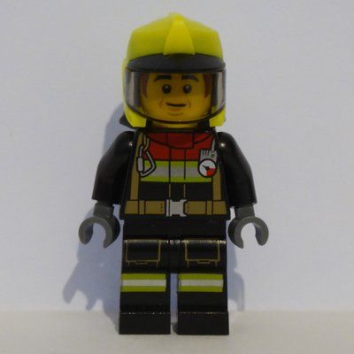 Figurine Bob, Black Firesuit, Vibrant Yellow Helmet du set 60319