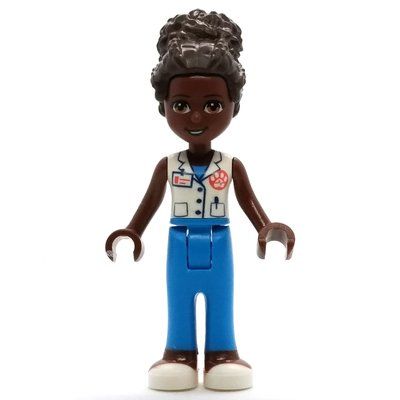 Minifigur Nandi - White Coat, Dark Blue Legs aus Set 41695