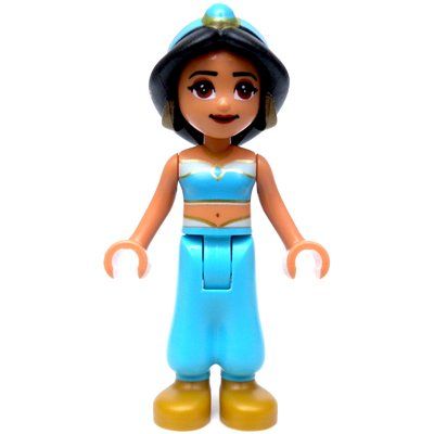 Minifigur Jasmine - Medium Blue Top and Pants aus Set 43208