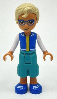 Minifigur Sebastian - Blue Jacket, Dark Turquoise Pants, Tan Hair aus Set 41701