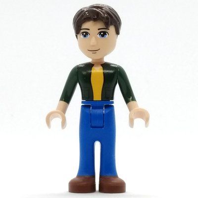 Figurine Joshua - Dark Green Shirt, Blue Pants, Dark Brown Hair du set 41704